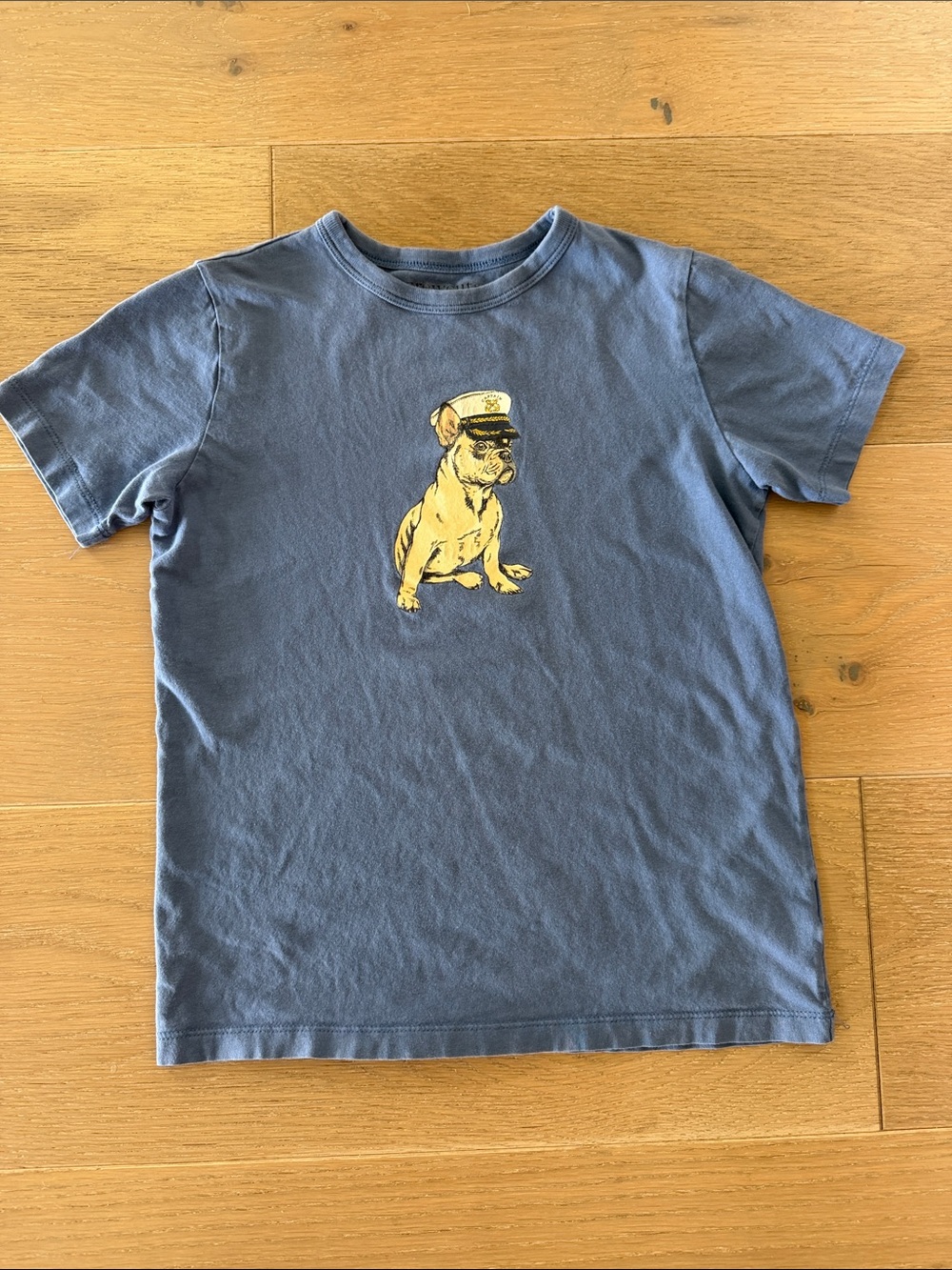 Crewcuts Blue Sailor French Bulldog Graphic Tee